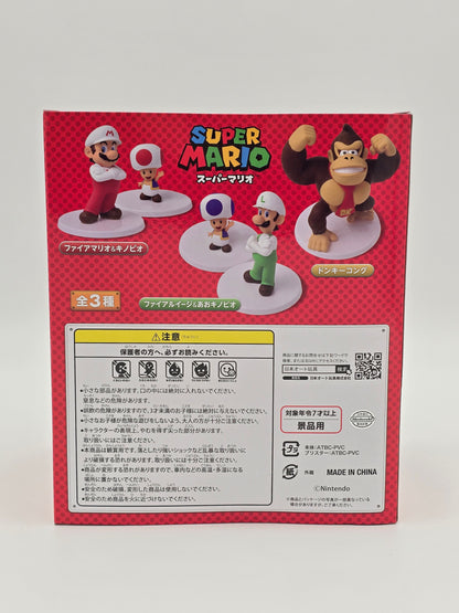 Super Mario Standard Figure 2 - Fire Luigi and Toad