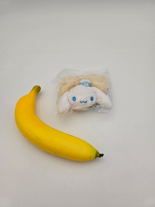 Sanrio Kuji Cinnamoroll White Prince Hair Tie Scrunchie - Tan