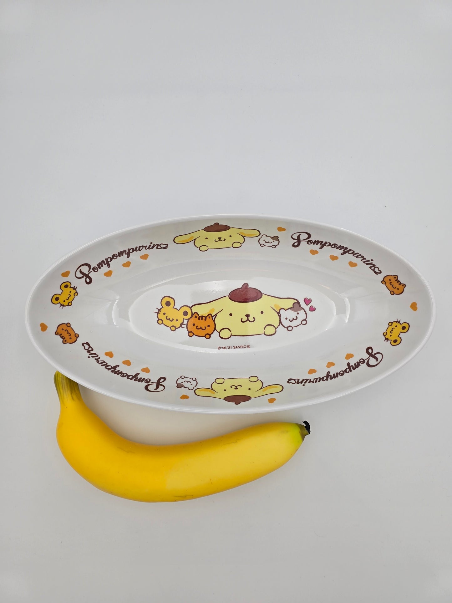 Sanrio Kuji Pompompurin Face Melamine Plate