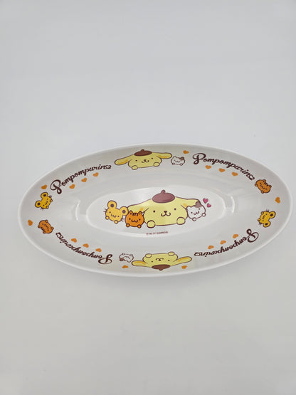 Sanrio Kuji Pompompurin Face Melamine Plate