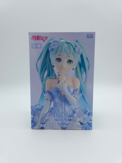 FuRyu Hatsune Miku Noodle Stopper Figure - Flower Fairy Nemophila Pale Blue Ver.