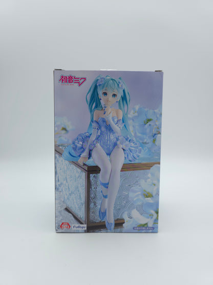 FuRyu Hatsune Miku Noodle Stopper Figure - Flower Fairy Nemophila Pale Blue Ver.