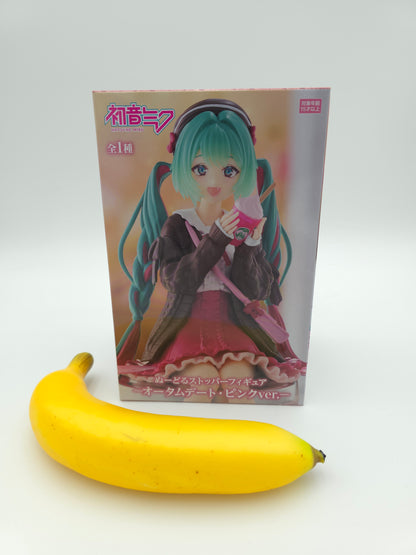 FuRyu Hatsune Miku Noodle Stopper Figure Autumn Date Pink Ver.