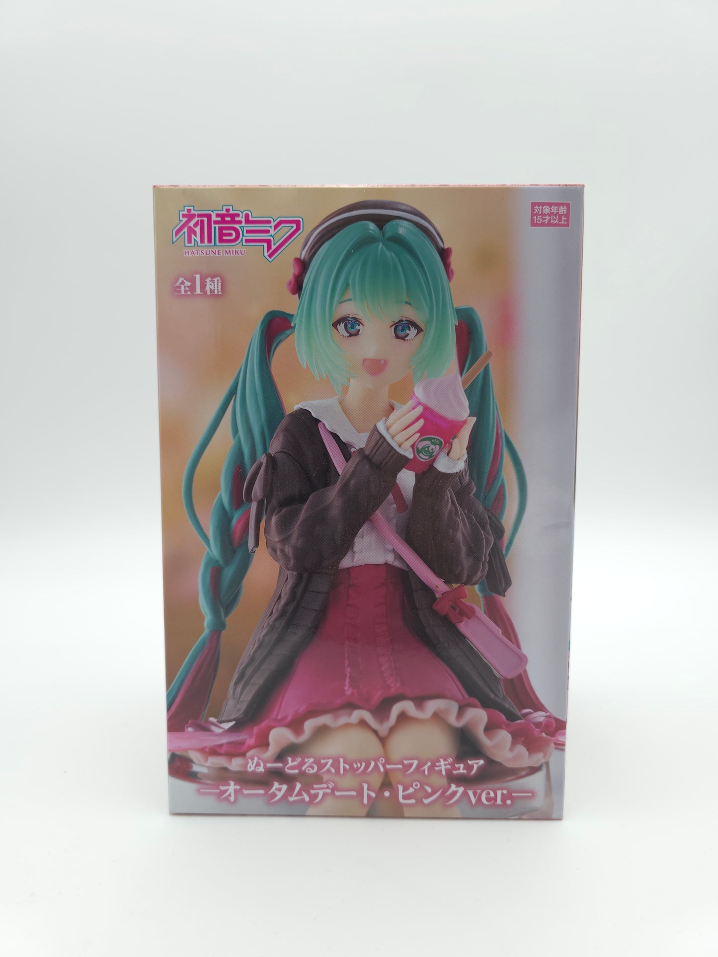 FuRyu Hatsune Miku Noodle Stopper Figure Autumn Date Pink Ver.