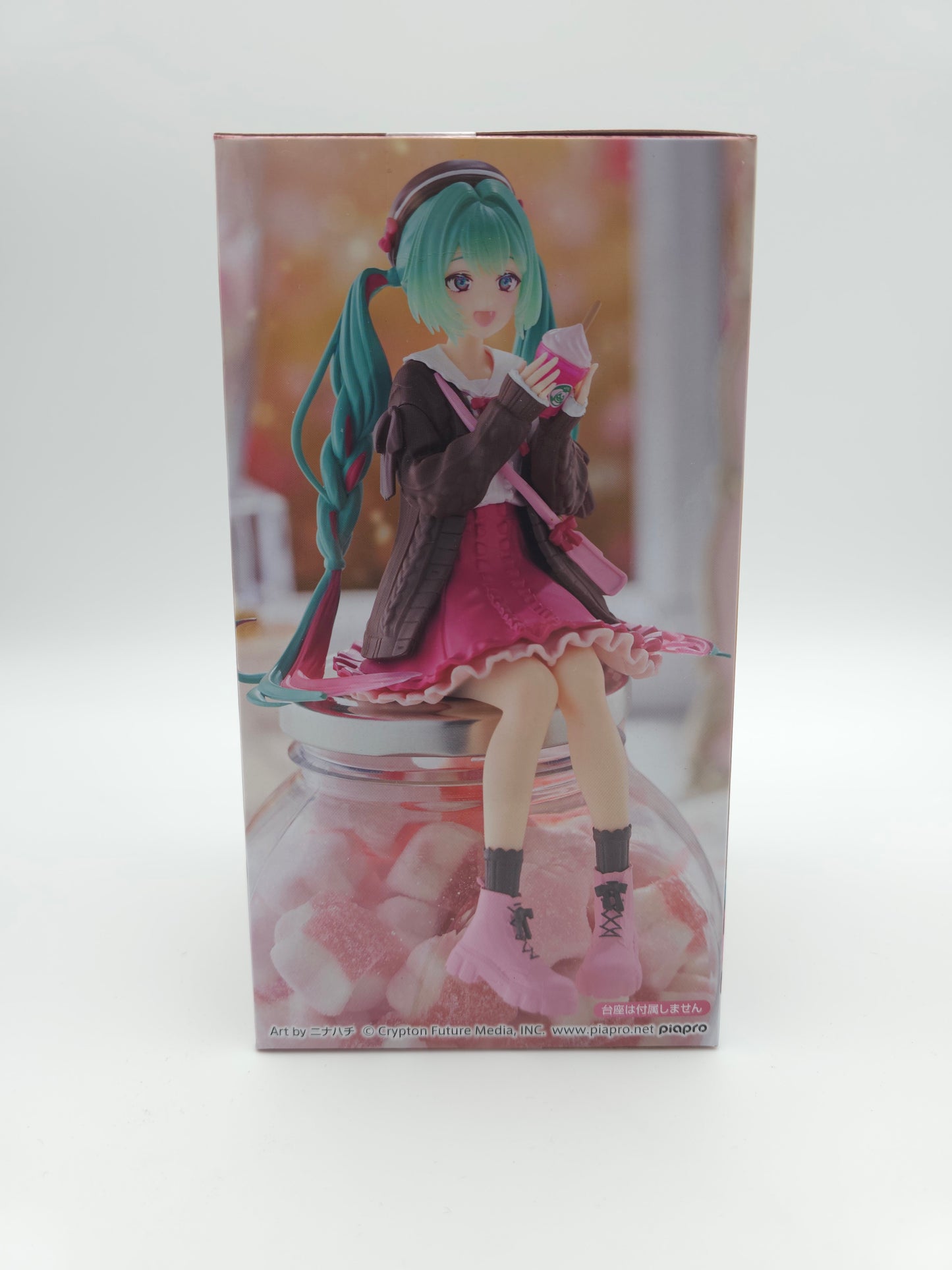 FuRyu Hatsune Miku Noodle Stopper Figure Autumn Date Pink Ver.