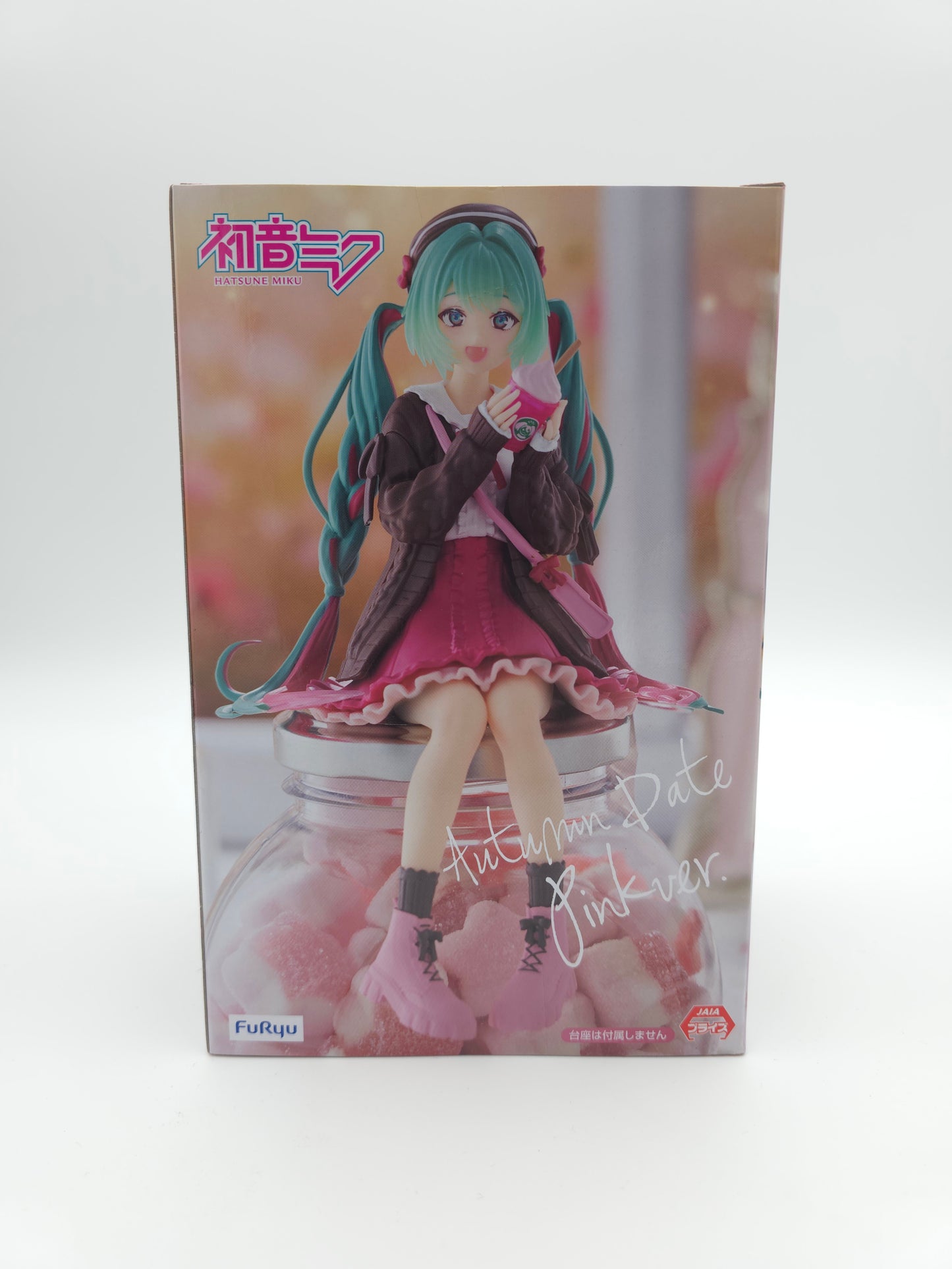 FuRyu Hatsune Miku Noodle Stopper Figure Autumn Date Pink Ver.