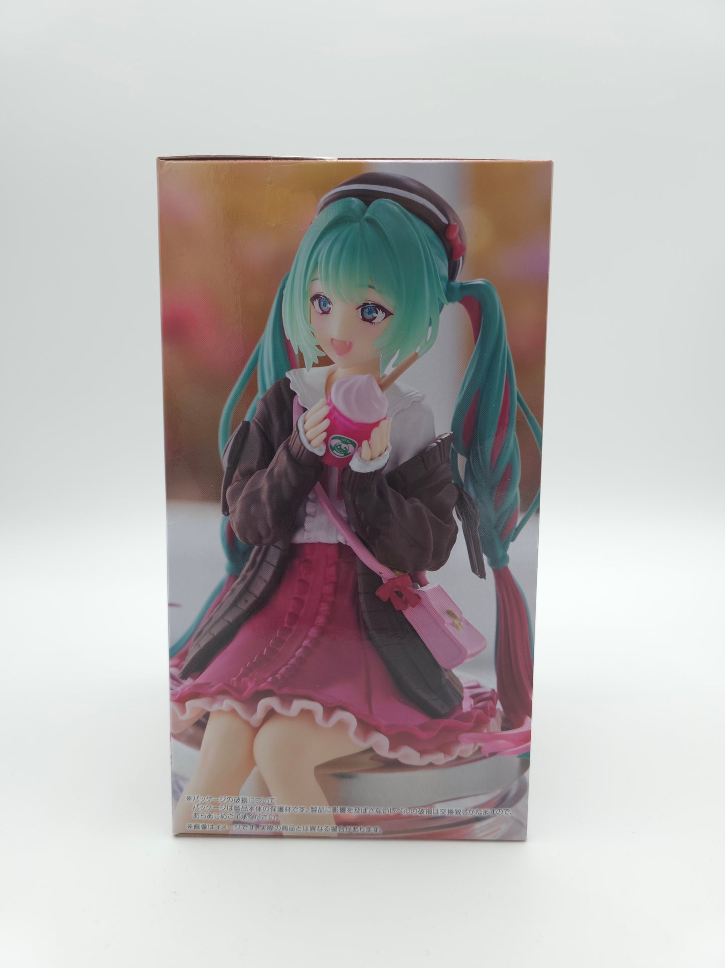 FuRyu Hatsune Miku Noodle Stopper Figure Autumn Date Pink Ver.