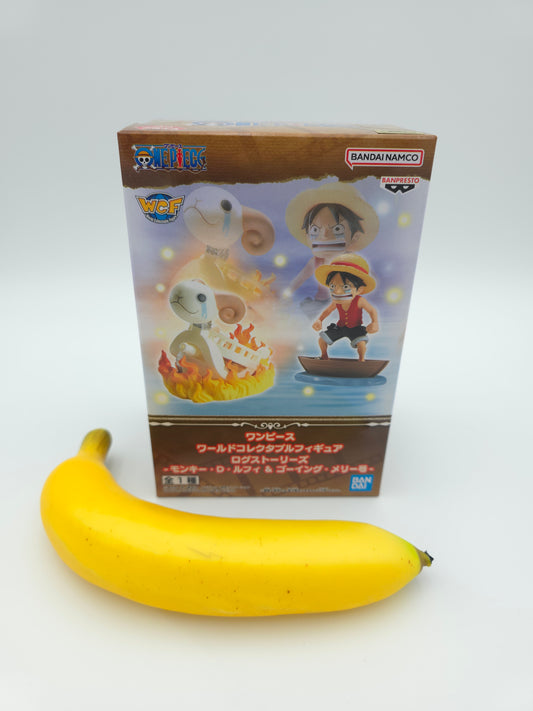 Bandai One Piece World Collectable Figure Log Stories - Monkey D. Luffy and Going Merry
