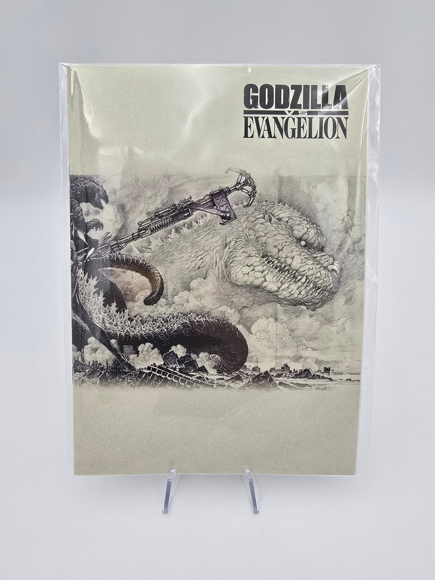 Godzilla vs. Evangelion - Godzilla & Unit 01 (Mahiro Maeda ver.) B5 Notebook - 7-ELEVEN Limited