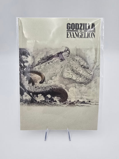 Godzilla vs. Evangelion - Godzilla & Unit 01 (Mahiro Maeda ver.) B5 Notebook - 7-ELEVEN Limited