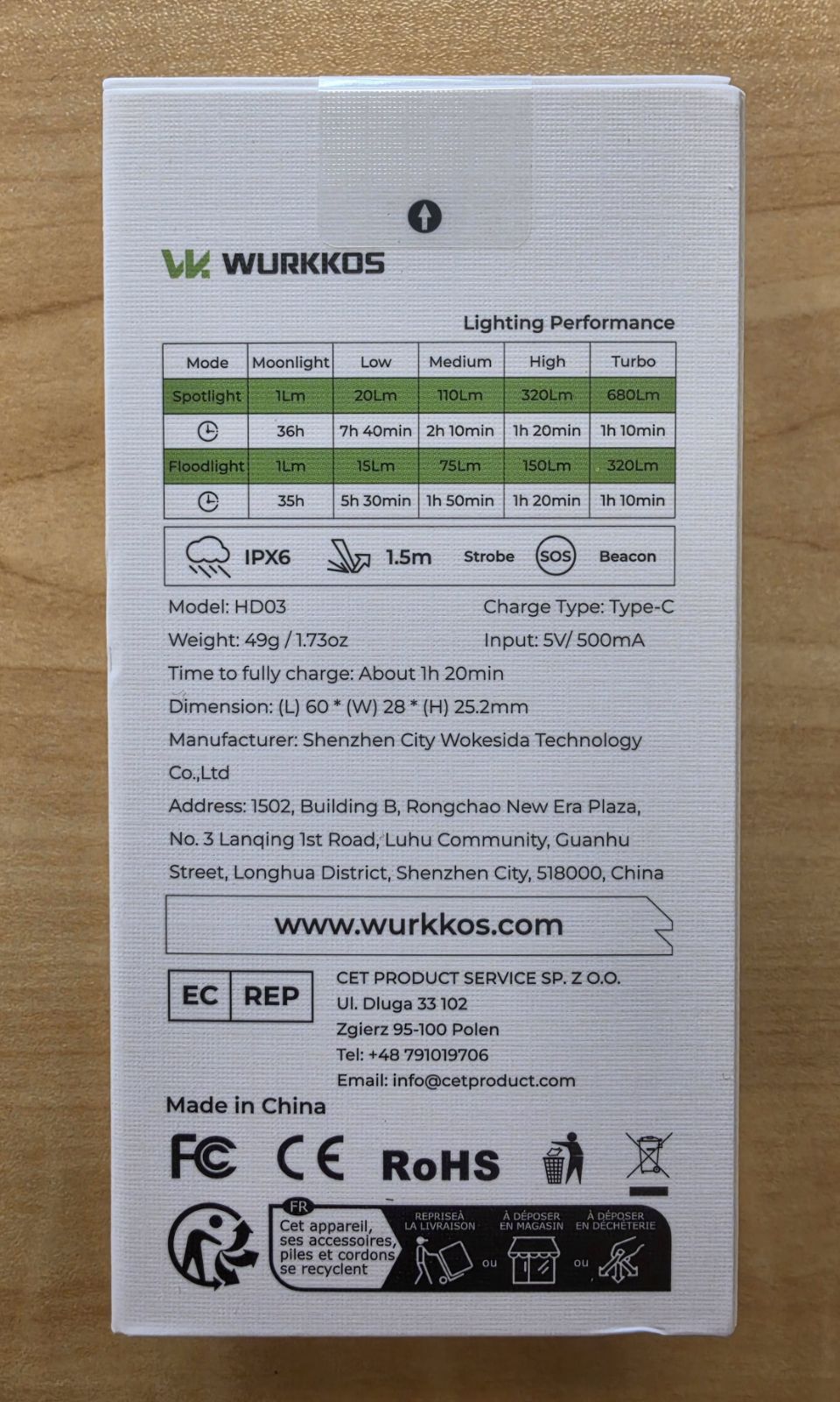 Wurkkos HD03 RGB Clip Flashlight