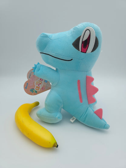 Banpresto Pokemon Hopepita Totodile Winking Plush