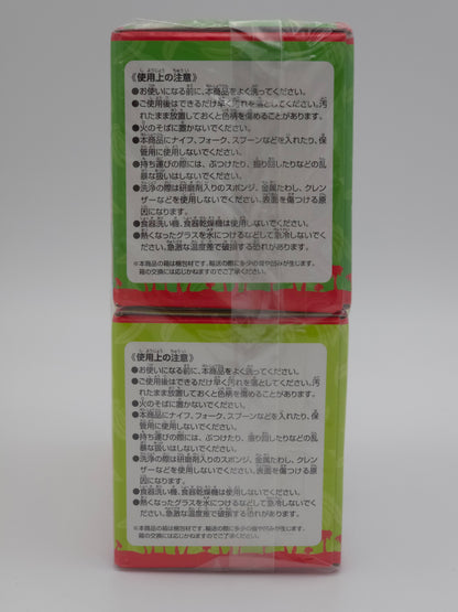 Bandai Kuji Donkey Kong Silhouette Glass Collection - Set of 4