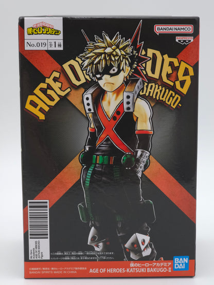 Banpresto My Hero Academia Age of Heroes Katsuki Bakugo II Figure